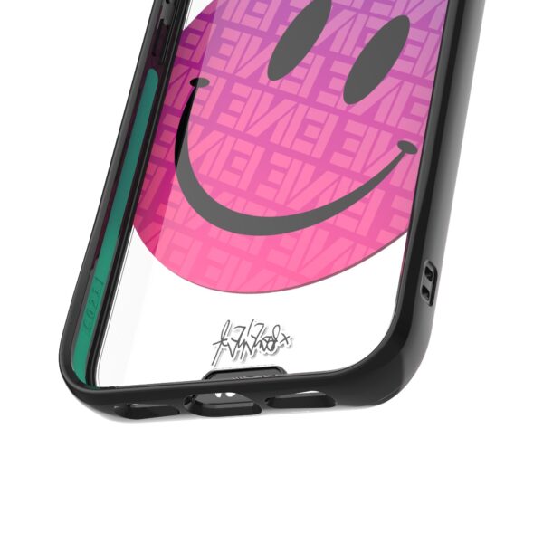 Ben Eine Pink Smiley Printed Phone Case - Image 20