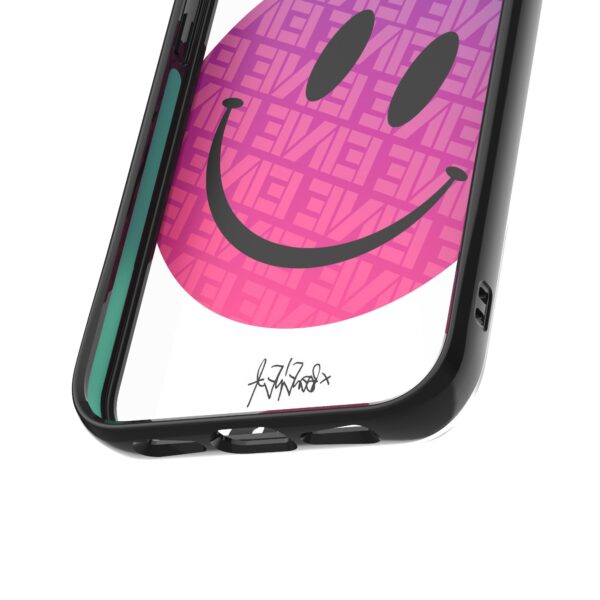 Ben Eine Pink Smiley Printed Phone Case - Image 21
