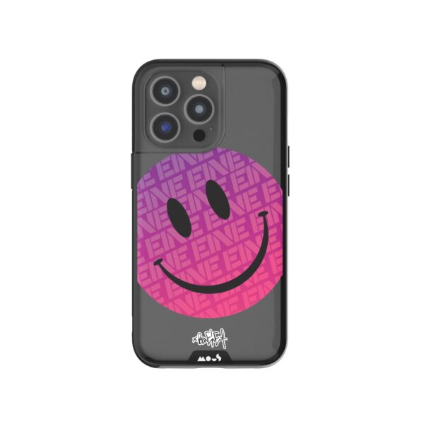 Ben Eine Pink Smiley Printed Phone Case - Image 16