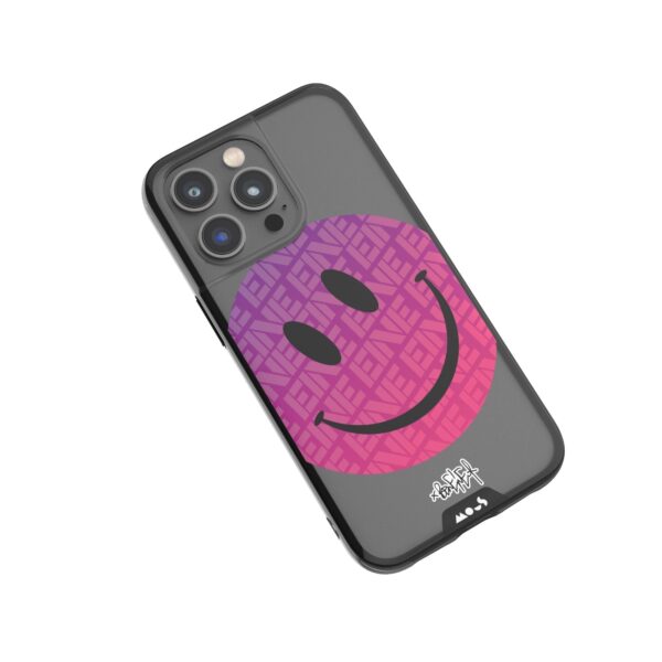 Ben Eine Pink Smiley Printed Phone Case - Image 12