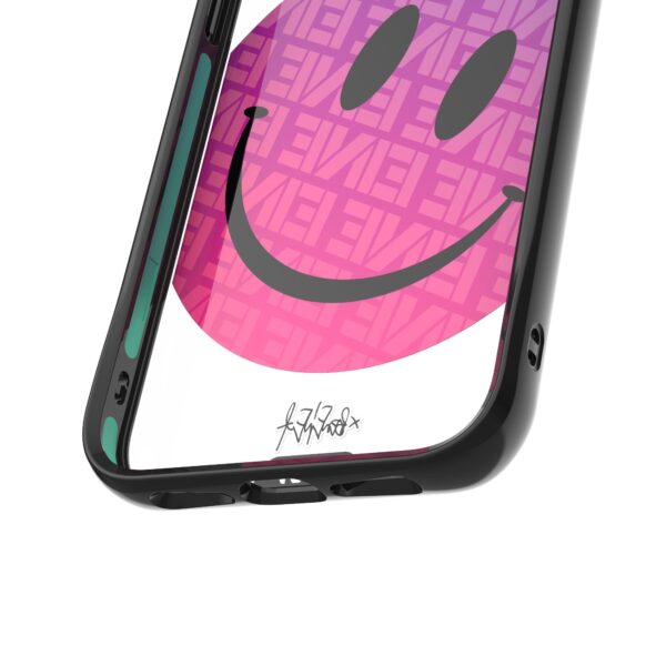 Ben Eine Pink Smiley Printed Phone Case - Image 24