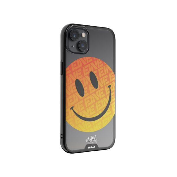 Ben Eine Orange Smiley Printed Phone Case - Image 2