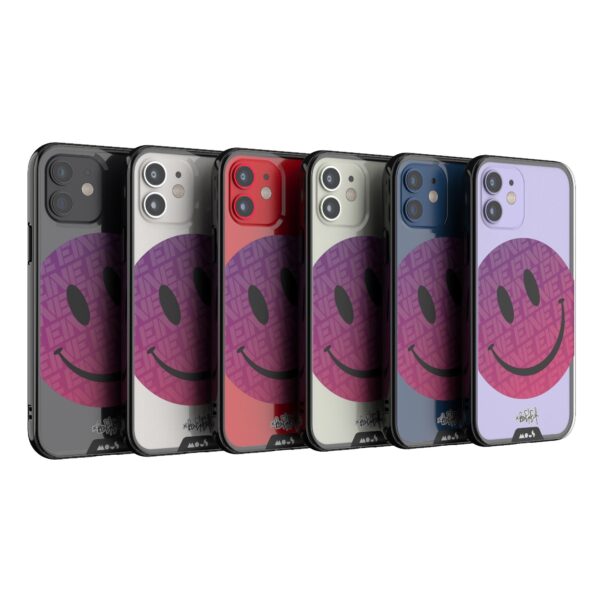 Ben Eine Pink Smiley Printed Phone Case - Image 28