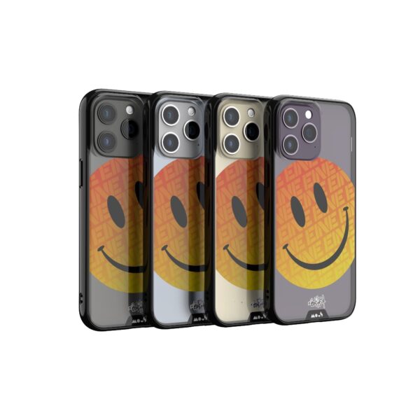 Ben Eine Orange Smiley Printed Phone Case - Image 29
