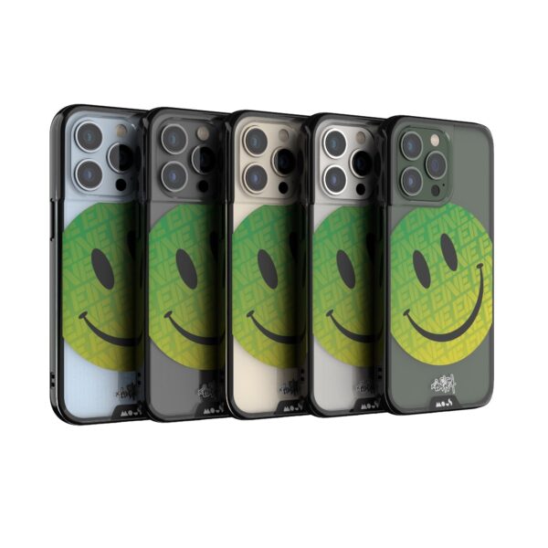 Ben Eine Green Smiley Printed Phone Case - Image 22