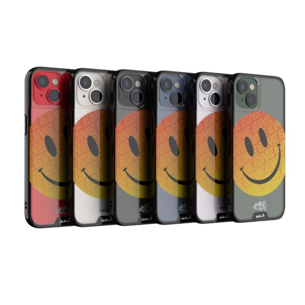 Ben Eine Orange Smiley Printed Phone Case - Image 25