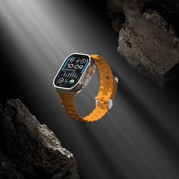 Active Apple Watch Strap – Tiger Orange - Image 3