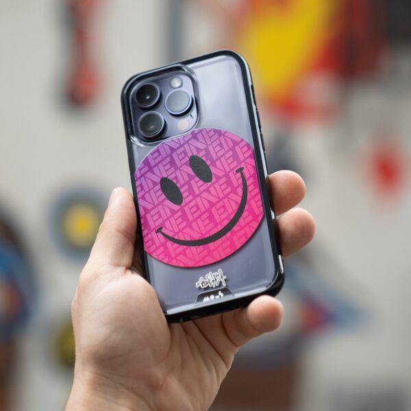 Ben Eine Pink Smiley Printed Phone Case - Image 7