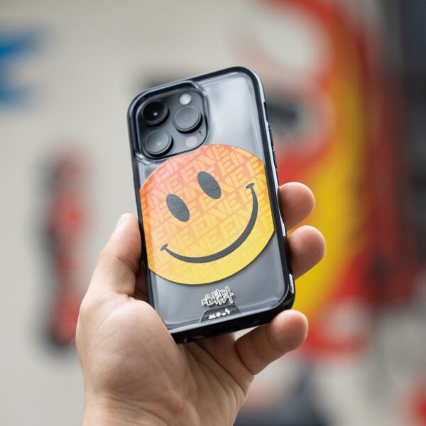 Ben Eine Orange Smiley Printed Phone Case - Image 7