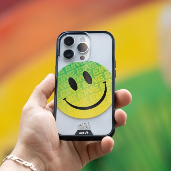 Ben Eine Green Smiley Printed Phone Case - Image 6