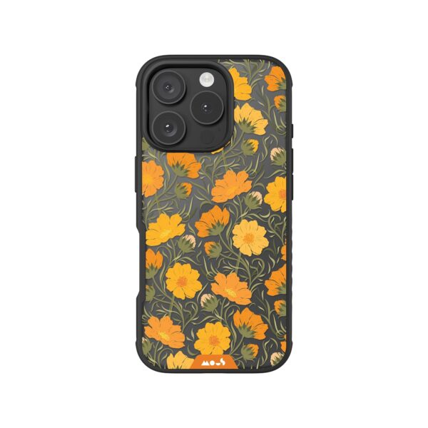 Flowers Printed Phone Case – Cosmos Orange - Image 2