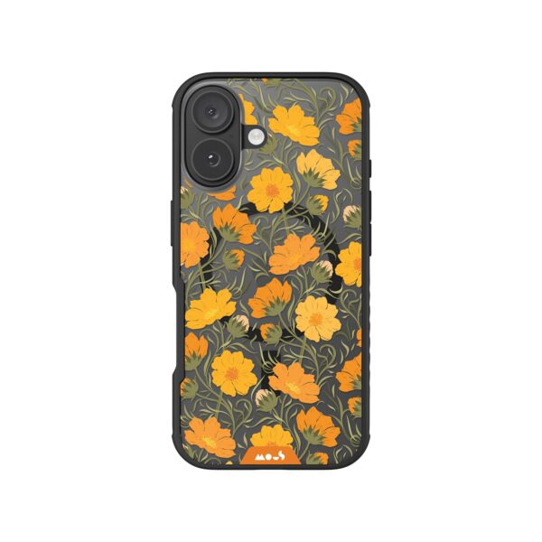 Flowers MagSafe® Compatible Printed Phone Case – Cosmos Orange - Image 3