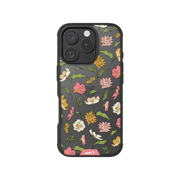 Flowers Printed Phone Case – Floral Pink - Image 3