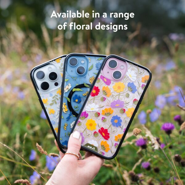 Flowers Printed Phone Case – Floral Pink - Image 8