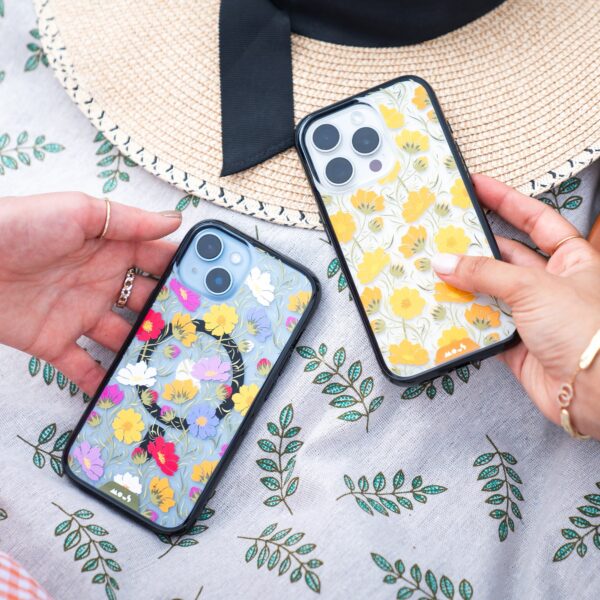 Flowers Printed Phone Case – Cosmos Multicolour - Image 10