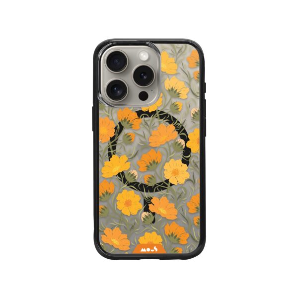 Flowers MagSafe® Compatible Printed Phone Case – Cosmos Orange - Image 5