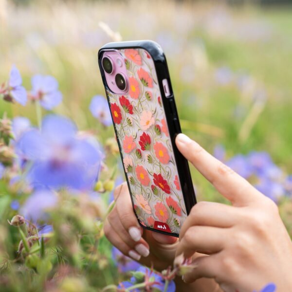 Flowers Printed Phone Case – Cosmos Pink - Image 6