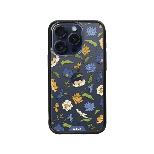 Flowers Printed Phone Case – Floral Blue - Image 4