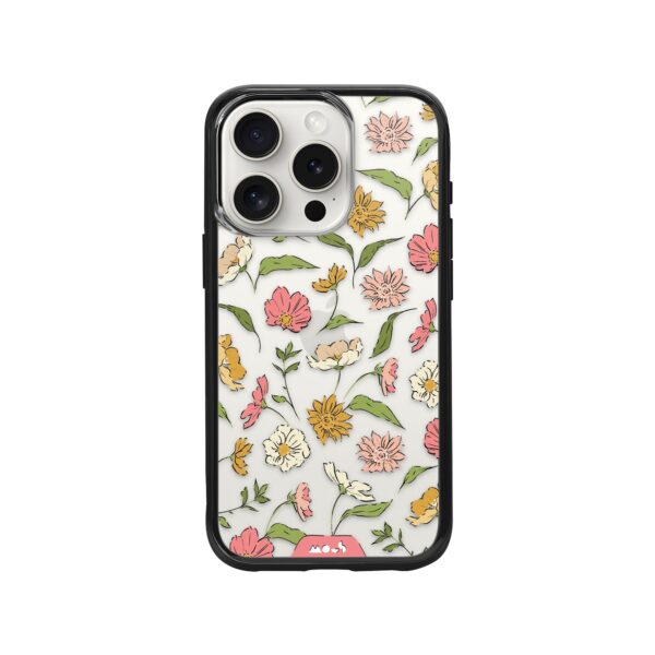 Flowers Printed Phone Case – Floral Pink - Image 4