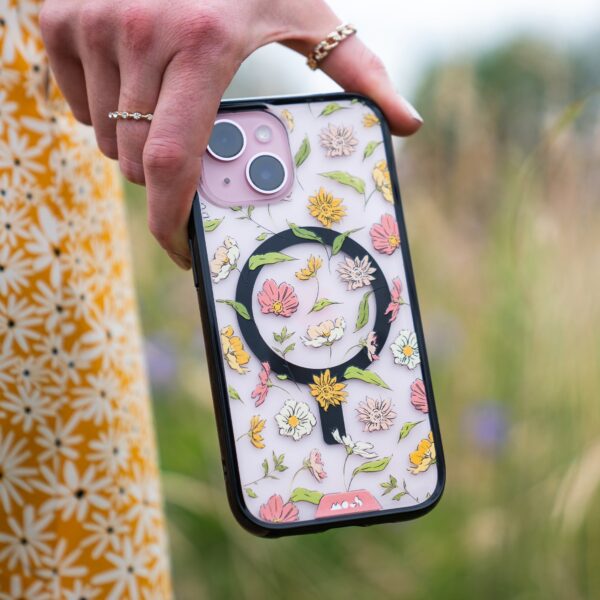 Flowers MagSafe® Compatible Printed Phone Case – Floral Pink - Image 5