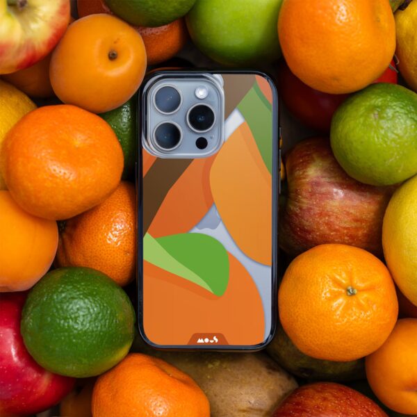 Fruits Printed Phone Case – Orange - Image 2