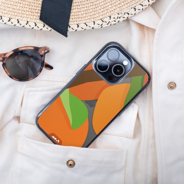 Fruits Printed Phone Case – Orange - Image 3