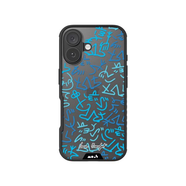 Lucas Beaufort Blue Printed Phone Case - Image 3