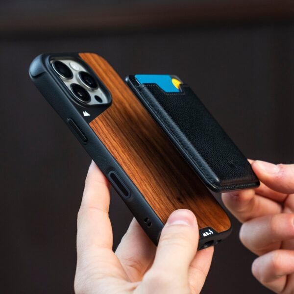 MagSafe® Compatible Walnut Phone Case with Camera Control Button - Image 4