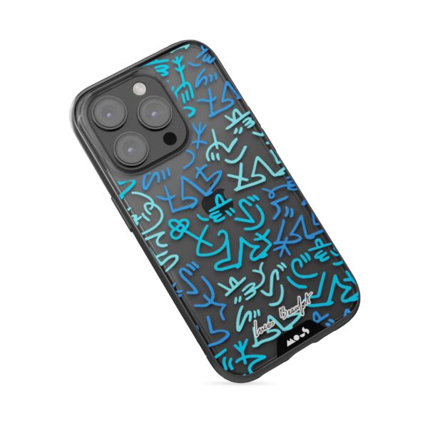 Lucas Beaufort Blue Printed Phone Case - Image 8
