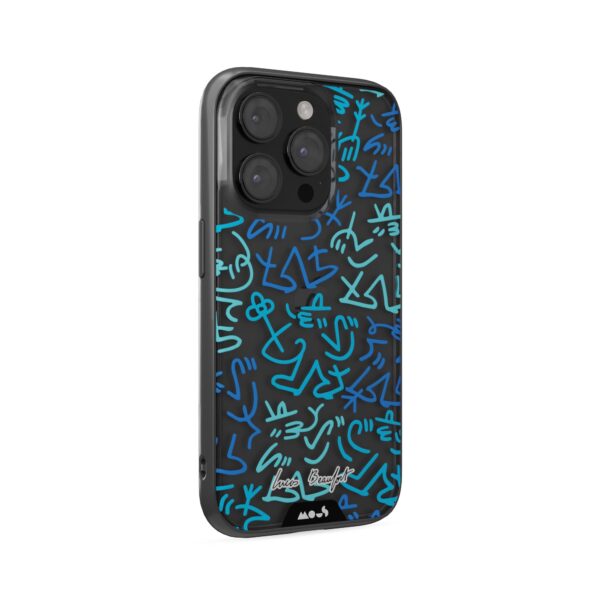 Lucas Beaufort Blue Printed Phone Case - Image 5