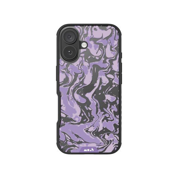 Marbled Lilac Purple Printed Phone Case - Image 3
