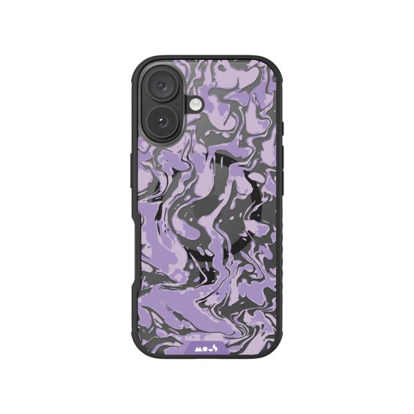 Marbled Lilac Purple MagSafe® Compatible Phone Case - Image 3