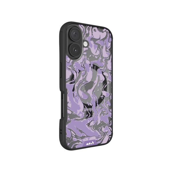 Marbled Lilac Purple MagSafe® Compatible Phone Case - Image 2