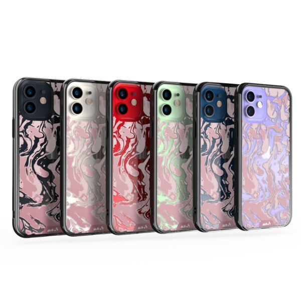 Marbled Dusky Pink Printed Phone Case - Image 27