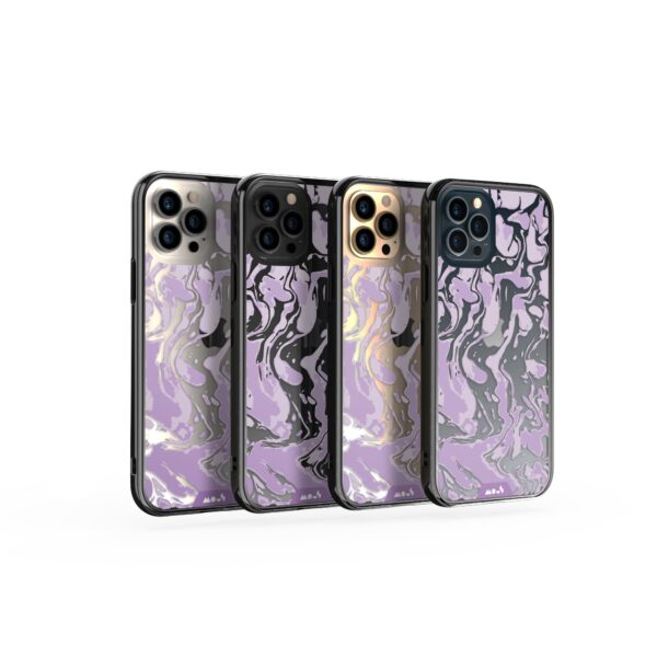 Marbled Lilac Purple Printed Phone Case - Image 30