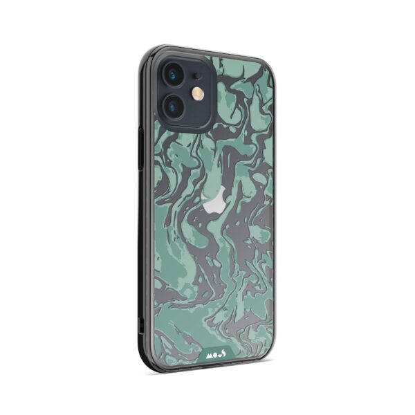 Marbled Sage Green Printed Phone Case - Image 6