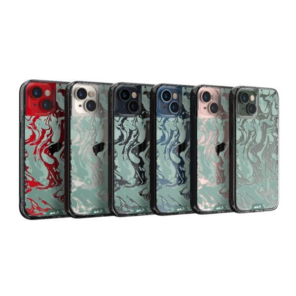 Marbled Sage Green Printed Phone Case - Image 25