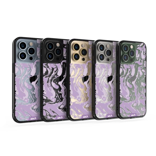 Marbled Lilac Purple Printed Phone Case - Image 28