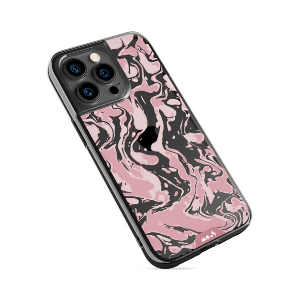 Marbled Dusky Pink Printed Phone Case - Image 13