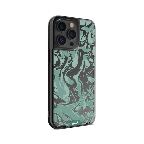 Marbled Sage Green Printed Phone Case - Image 3