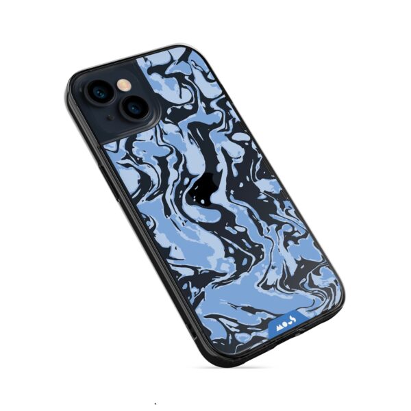 Marbled Sky Blue Printed Phone Case - Image 19