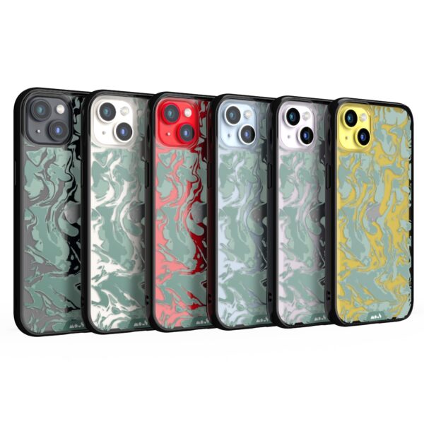 Marbled Sage Green Printed Phone Case - Image 23