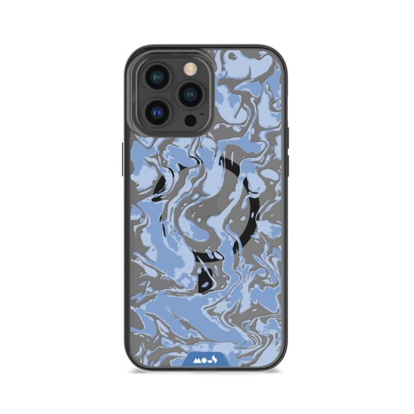 Marbled Sky Blue MagSafe® Compatible Phone Case - Image 6