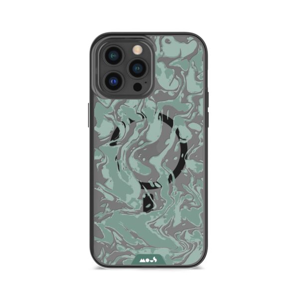 Marbled Sage Green MagSafe® Compatible Phone Case - Image 3