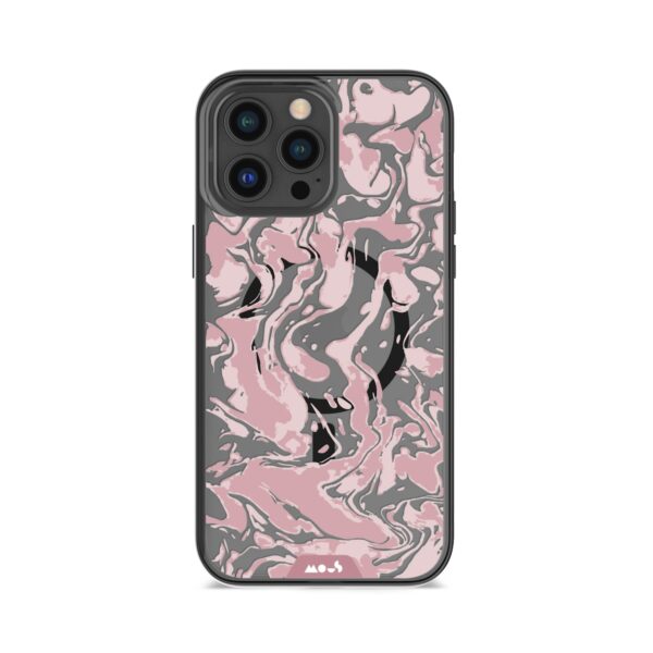 Marbled Dusky Pink MagSafe® Compatible Phone Case - Image 3