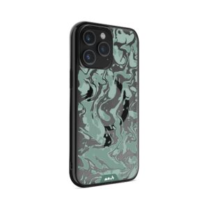 Marbled Sage Green MagSafe® Compatible Phone Case