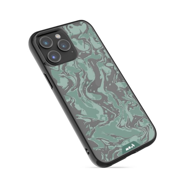 Marbled Sage Green Printed Phone Case - Image 8