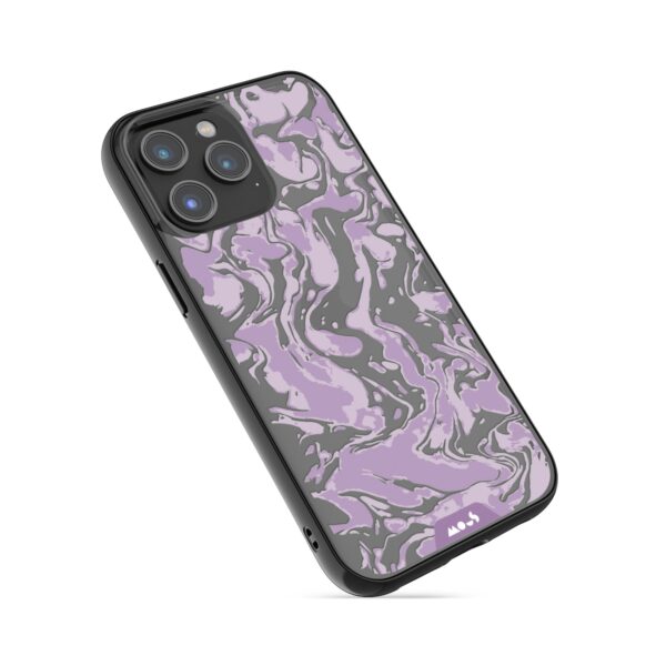 Marbled Lilac Purple Printed Phone Case - Image 12