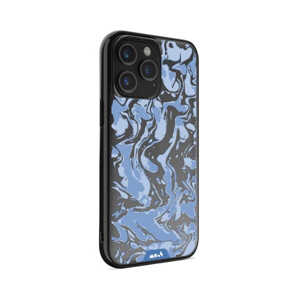 Marbled Sky Blue Printed Phone Case - Image 5