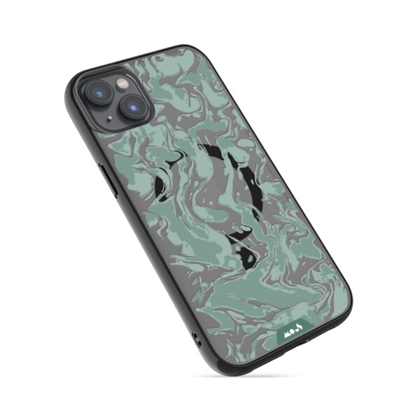 Marbled Sage Green MagSafe® Compatible Phone Case - Image 6